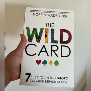 The Wild Card by Hope & Wade King - White Cover with Multicolor Accents